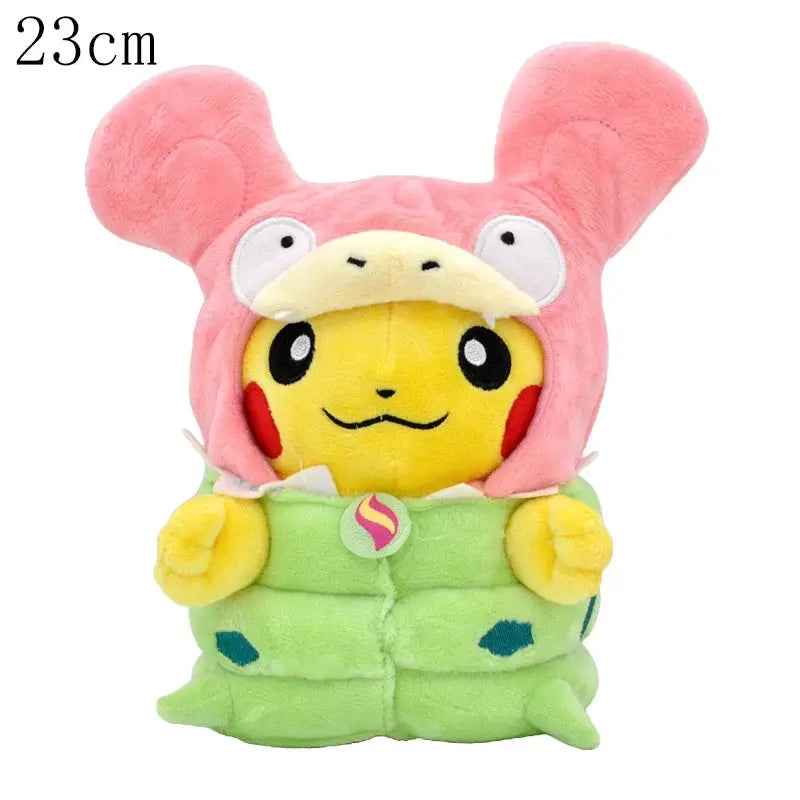 Cos Eevee Pikachu Cosplay Plush Toy Charizard Peluche Snorlax Garchomp Tyranitar Hydreigon Stuffed Animal Doll Plushies Toy Gift by All Mart Bristol Ltd