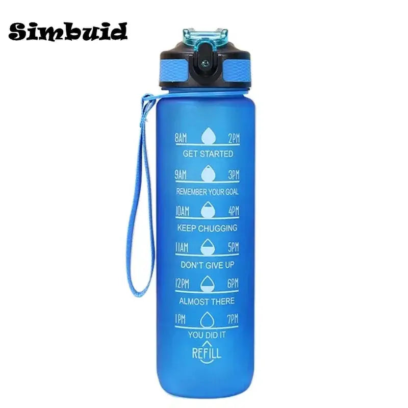 1L Water Bottle Portable Sport Water Bottle Pretty Drink Bottle Leakproof Gym Water Bottle for Outdoor Travel Fitness Cycling by All Mart Bristol Ltd