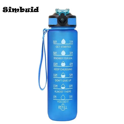 1L Water Bottle Portable Sport Water Bottle Pretty Drink Bottle Leakproof Gym Water Bottle for Outdoor Travel Fitness Cycling by All Mart Bristol Ltd