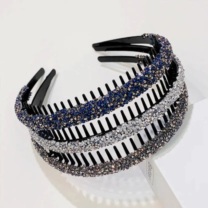 Women Rhinestones Antislip Hairband For Women Sweet Hair Decorate Crystal Headband Hair Band Hoop Fashion Hair Accessories by All Mart Bristol Ltd