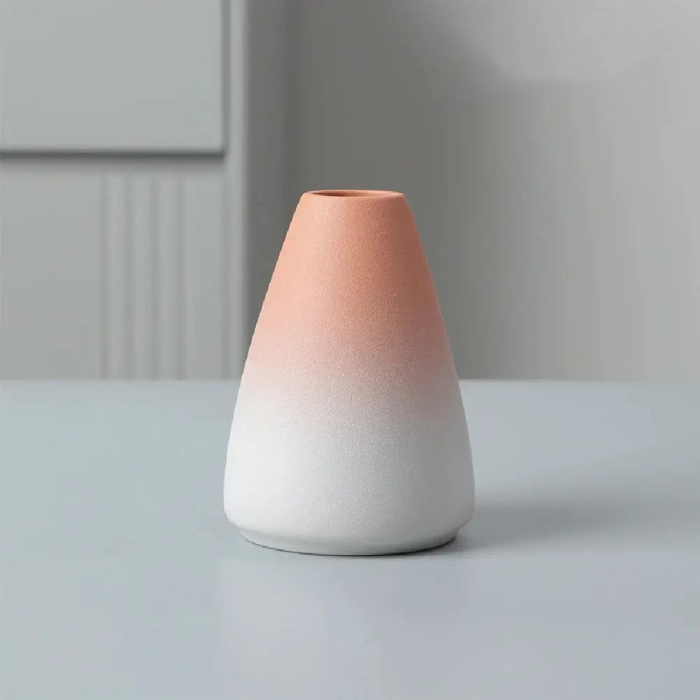 Ceramic Small flower Vase Home Decoration Crafts Tabletop Ornament Simplicity Japanese-style Decoration by All Mart Bristol Ltd