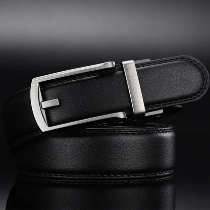 Men Belt Top quality cow genuine leather men's belt cowhide strap for male automatic buckle belts for men alloy buckle belt by All Mart Bristol Ltd
