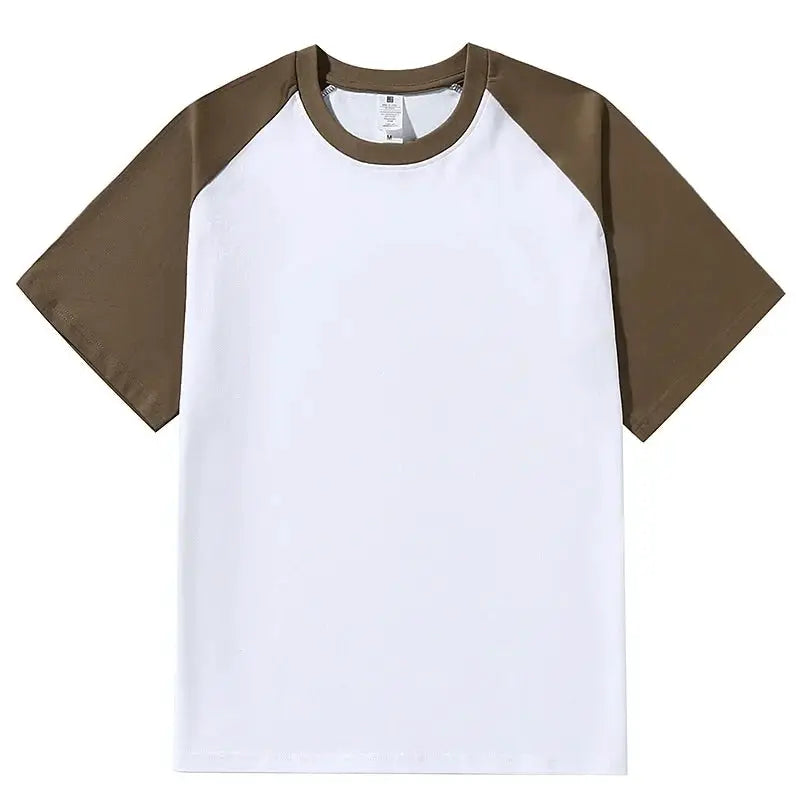 Brand New 220g Men's T-shirts Heavy-Duty Pure Cotton Shoulder-Plugged Short-Sleeved Men T Shirt Color Bottoming Man Tee Shirt by All Mart Bristol Ltd