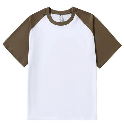 Brand New 220g Men's T-shirts Heavy-Duty Pure Cotton Shoulder-Plugged Short-Sleeved Men T Shirt Color Bottoming Man Tee Shirt by All Mart Bristol Ltd