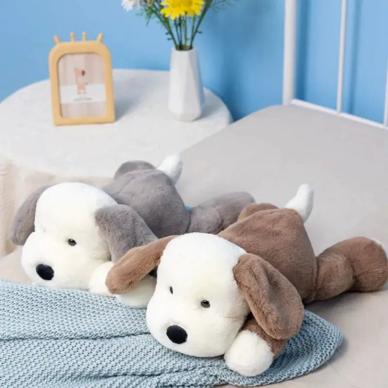 30cm Cut Lying Dog Plush Toys Pillow Stuffed Animal Comfort Soft Dolls Kids Birthday Gift Cartoon Anime Toy Christmas by All Mart Bristol Ltd