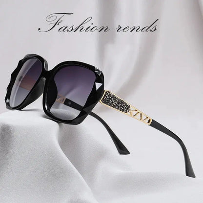 The new 2022 big box polarized sunglasses han edition tide female uv web celebrity sunglasses driving round glasses female by All Mart Bristol Ltd