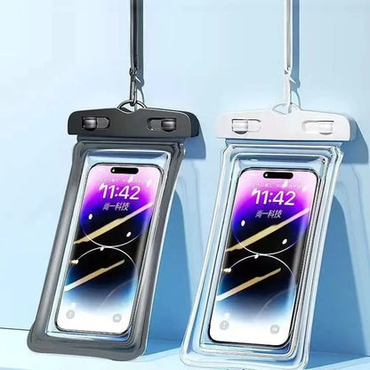 Transparent Waterproof Phone Case Touch Screen Under 7.0 inches Mobile Phone Cover with Lanyard Phone Sealed Bag Swimming&Diving by All Mart Bristol Ltd