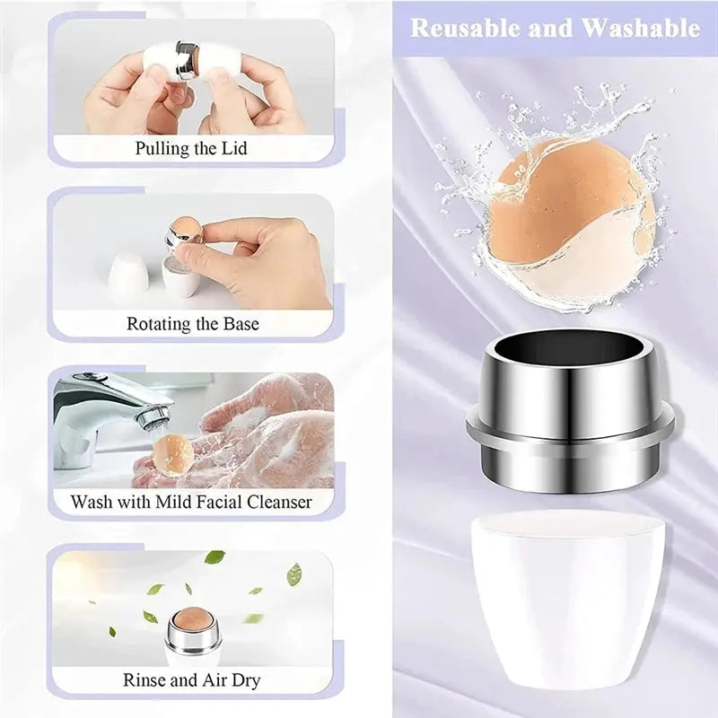 2Units Oil-Absorbing Volcanic Stone Multi-size Washable Reusable Face Roller Ball Natural Volcanic for Excess Oil Blotting Tools by All Mart Bristol Ltd