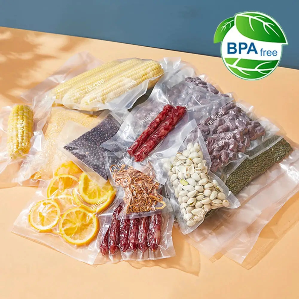 100 Count Food Vacuum Sealer Storage Bags for Z-21 by All Mart Bristol Ltd