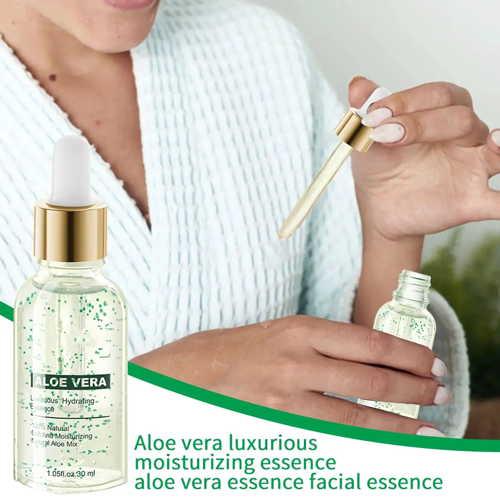 Organic Aloe Vera Gel 30ML Aloe Vera Luxurious Moisturizing Essence Aloe Vera Hydrating Serums Infuses Skin With Moisture And by All Mart Bristol Ltd