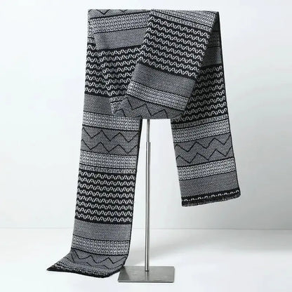 Designer Brand Plaid Men's Cashmere Scarf Winter Warm Scarves Shawls Casual Business Long Wraps Pashmina Christmas Gift for Man by All Mart Bristol Ltd