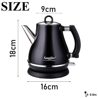 1.2L Colorful 304 Stainless Steel Electric Kettle 1500W Household 220V Quick Heating Electric Boiling Tea Pot Sonifer by All Mart Bristol Ltd