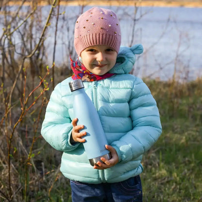 ZOUNICH 500ml Double-Wall Insulated Vacuum Flask Stainless Steel Water Bottle for Sport Water Bottles Portable Thermos Bottle by All Mart Bristol Ltd