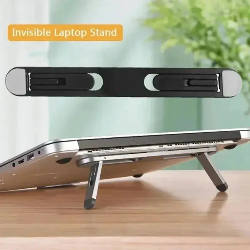 Portable Laptop Stand Foldable Support Notebook Stand Adjustment Computer Laptop Holder Cooling Bracket Riser by All Mart Bristol Ltd