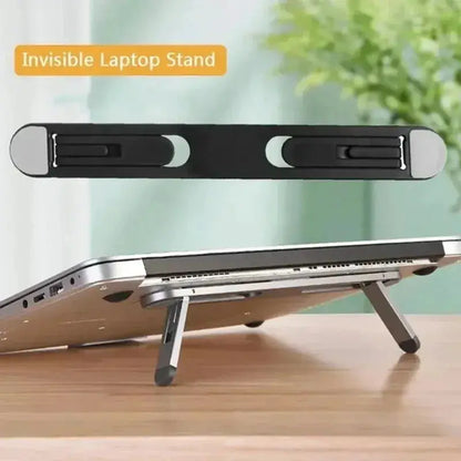 Portable Laptop Stand Foldable Support Notebook Stand Adjustment Computer Laptop Holder Cooling Bracket Riser by All Mart Bristol Ltd