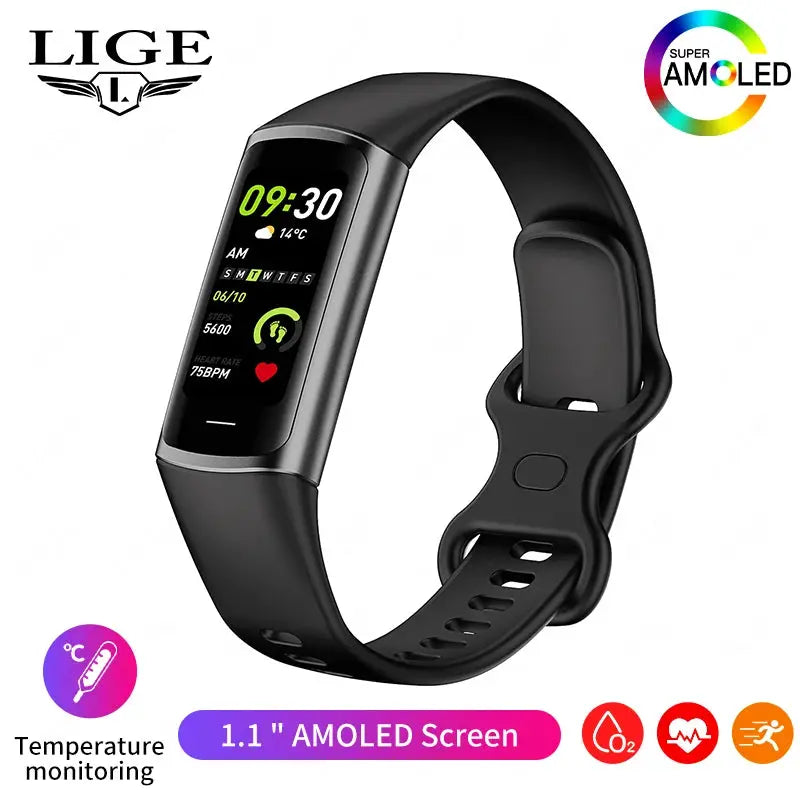 2025 Sport Smart Bracelet Fitness Tracker For Man Women Band Waterproof Connected Phone Tracker Men Smart Watch For Android ios by All Mart Bristol Ltd