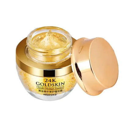 24K Gold Snail Collagen Face Cream Moisturizing Skincare Essential Brightening Anti- Aging Wrinkle Whitening Face Skin Care 50ml by All Mart Bristol Ltd