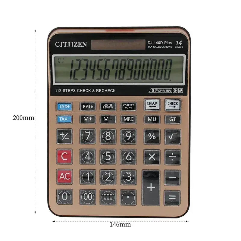 14 Digit Scientific Calculator Solar AA Battery Dual Energy General Purpose Calculators Programmer Office Stationery Supplies by All Mart Bristol Ltd