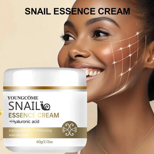 2pcs Snail essence cream with hyaluronic acid,Retinol Moisturizing Firming Lightening Repairing Smooth Skincare Whitening Creams by All Mart Bristol Ltd