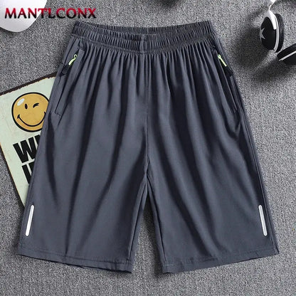 Summer Men's Sport Shorts Cool Sportswear Running Shorts Casual Bottoms Gym Fitness Training Jogging Short Pants Men Black Gray by All Mart Bristol Ltd
