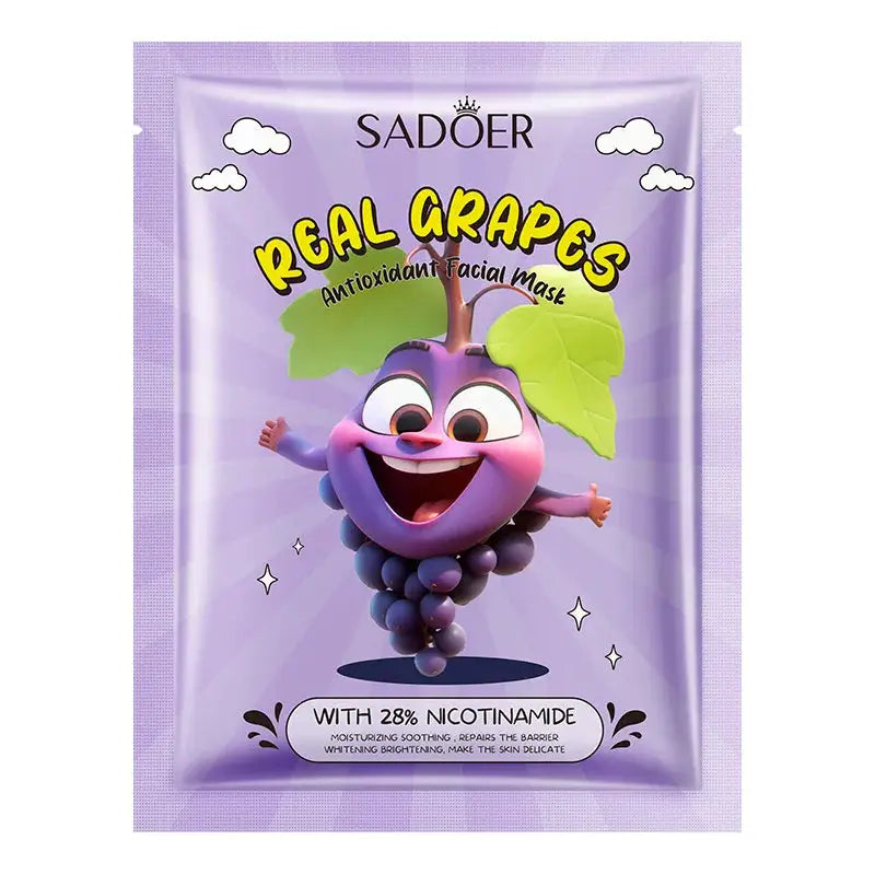 8pcs SADOER Fresh Fruits Face Mask Facial skincare Moisturizing Brightening Firming Hydrating Facial Masks for Face Skin Care by All Mart Bristol Ltd