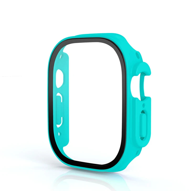 Glass+case For Apple Watch Ultra 49mm PC Bumper+Screen Protector Tempered luxury box Cover for apple watch ultra 2 Accessories by All Mart Bristol Ltd