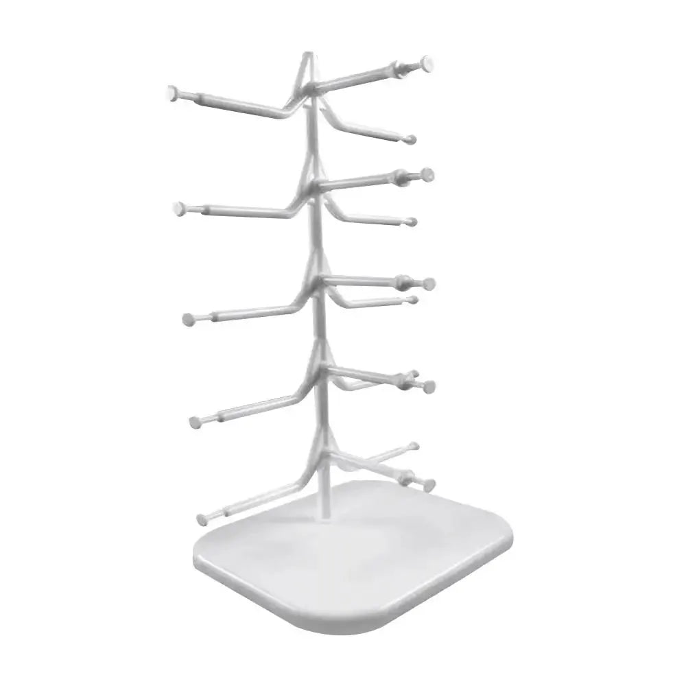 5/10 Pairs Glasses Display Stand Sunglasses Rack Shelf Eyewear Eyeglasses Frame Organizer Show Holder Tray 5 Layer Space Saving by All Mart Bristol Ltd