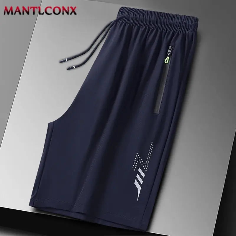 Summer Men's Sport Shorts Cool Sportswear Running Shorts Casual Bottoms Gym Fitness Training Jogging Short Pants Men Black Gray by All Mart Bristol Ltd