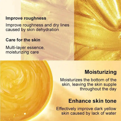 120G 24K Golden Face Cream Collagen Moisturizer Moisturizing Cream Sleeping Mask Firming Nourishing Hydrating Face Skin Care by All Mart Bristol Ltd