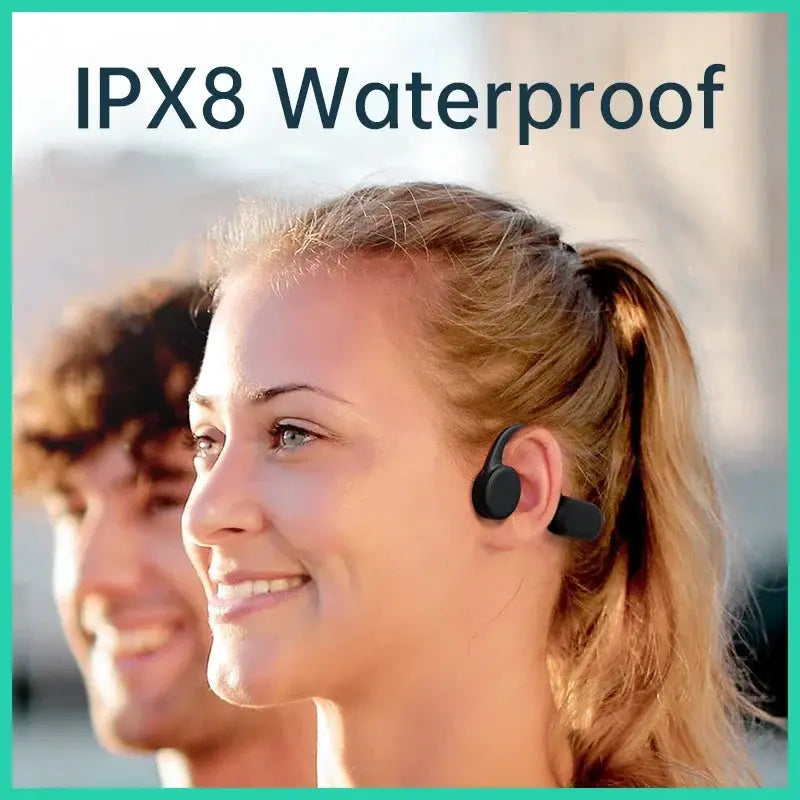 Wireless Earphones for shokz open Sports Bone Conduction Bluetooth IPX8 Waterproof Headphones With 32G RAM Mp3 Music Headset by All Mart Bristol Ltd