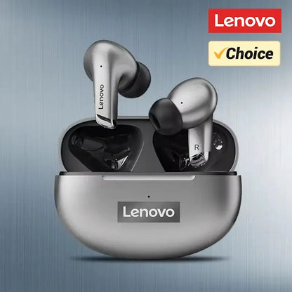 Choice Lenovo LP5 Wireless Bluetooth Earbuds HiFi Music Earphones Headphones Sports Waterproof Headset With Mic Earbuds Business by All Mart Bristol Ltd