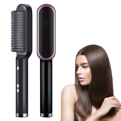 Electric Hair Straightener Brush Professional Fashion Fast Heating Ceramic Hair Straightener by All Mart Bristol Ltd