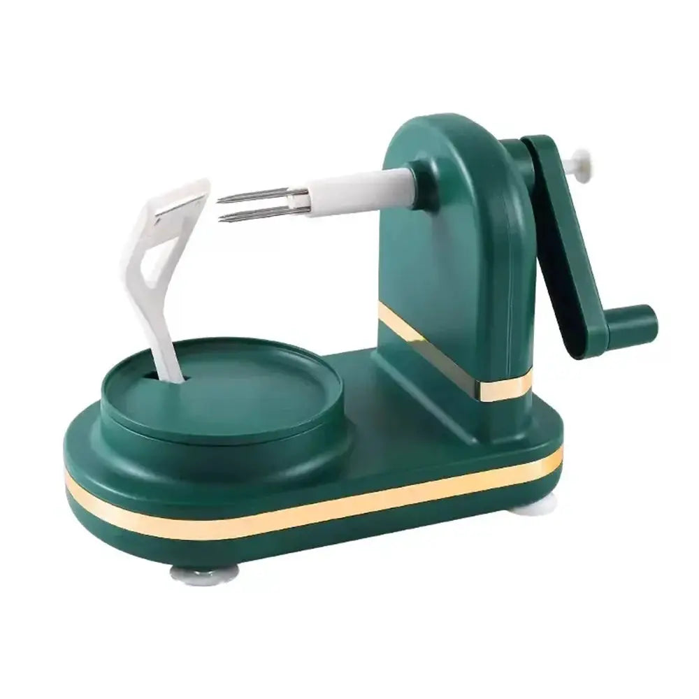 Manual Hand Crank Rotating Fruit Peeler and Slicer by All Mart Bristol Ltd