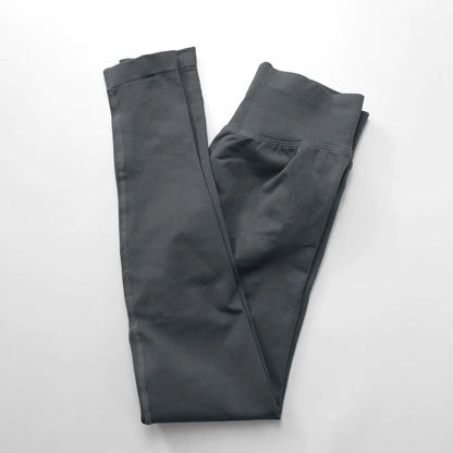 NCLAGEN Seamless Leggings Sports Women Gym Wear Clothes Outfit Yoga Pants Squat Proof Fitness Running Scrunch Bum Tights by All Mart Bristol Ltd