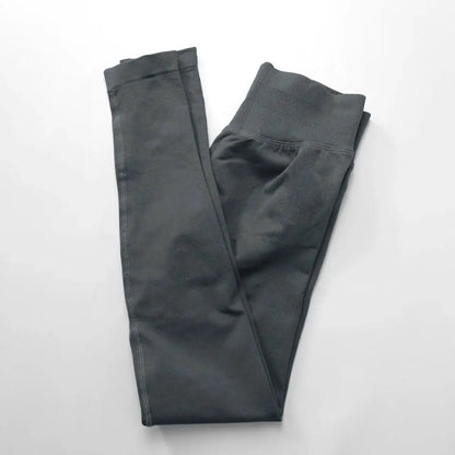NCLAGEN Seamless Leggings Sports Women Gym Wear Clothes Outfit Yoga Pants Squat Proof Fitness Running Scrunch Bum Tights by All Mart Bristol Ltd