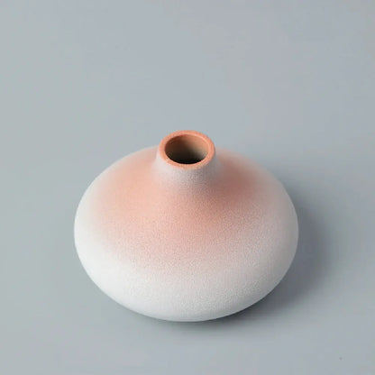 Ceramic Small flower Vase Home Decoration Crafts Tabletop Ornament Simplicity Japanese-style Decoration by All Mart Bristol Ltd