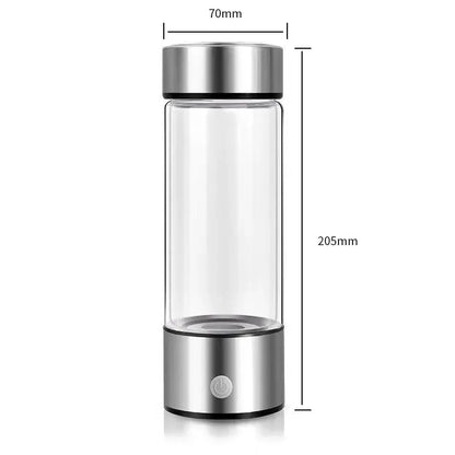 Hydrogen-Rich Water Cup Portable Electric Hydrogen Rich Water Generator Bottle Titanium Quality Filter Healthcare Water Cup USB by All Mart Bristol Ltd