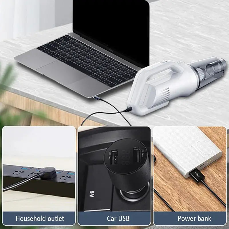 Handheld Vacuum Cleaner Wireless Vacuum Cleaner Cordless car Household Appliances 9000Pa/12000Pa Big Suction Vacuum Cleaner by All Mart Bristol Ltd