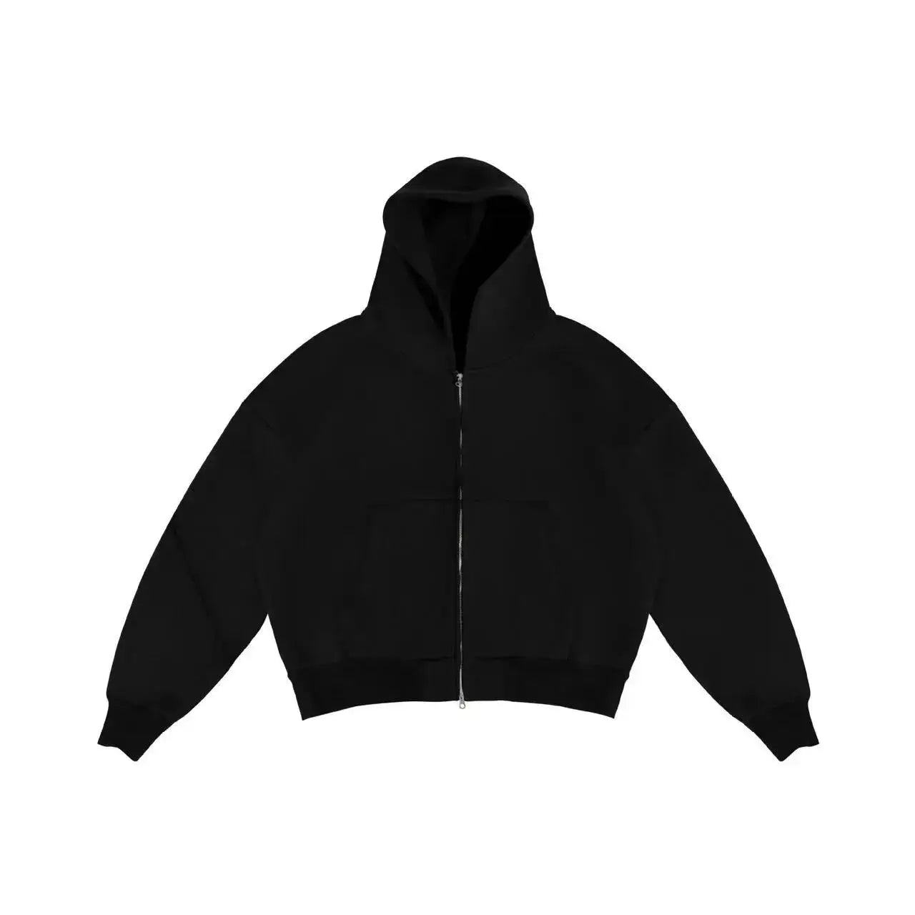 American Fashion Solid Color Fleece Oversized Sweatshirt Men's Two-Piece Y2K Harajuku Hip-Hop Gothic Joker Slacks Jogging Pants by All Mart Bristol Ltd