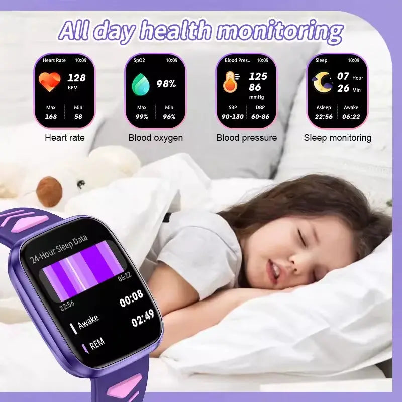 New Kids Smart Watch Child HD Touch Screen Games Smartwatch Music Watch Boy Girl Gift Children Smartwatch For IOS Android by All Mart Bristol Ltd