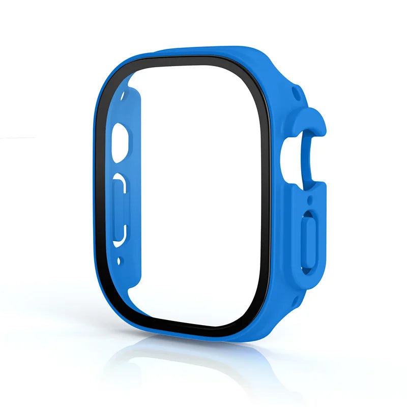 Glass+case For Apple Watch Ultra 49mm PC Bumper+Screen Protector Tempered luxury box Cover for apple watch ultra 2 Accessories by All Mart Bristol Ltd