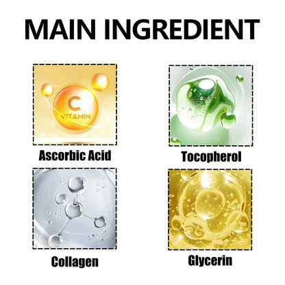 Turmeric Vitamin C Anti-Aging Cream Moisturizing Anti-Wrinkle Collagen Hyaluronic Acid Cream Skin Care Cosmetics 50g by All Mart Bristol Ltd