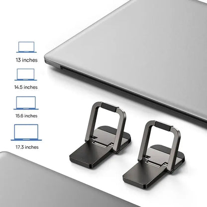 Laptop Stand For Computer Keyboard Holder Mini Portable Legs Laptop Stands For Macbook Huawei Xiaomi Notebook Aluminum Support by All Mart Bristol Ltd