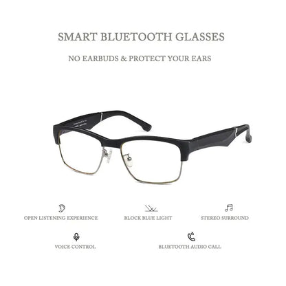 New Smart Glasses Wireless Bluetooth Hands-Free Calling Music Headphones With Microphone Motion Speaker Glasses Wireless Stereo by All Mart Bristol Ltd