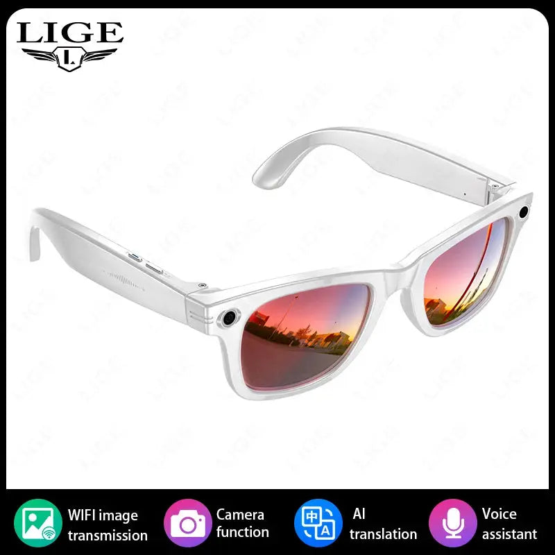2025 New 8MP Camera Glasses Men Color-Changing AI Smart Bluetooth Glasses Photo Video Recording Waterproof Call Smart Sunglasses by All Mart Bristol Ltd