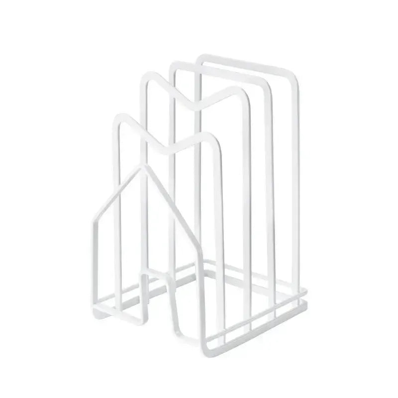 Rack Shelf Stand Multi Layer Space Saving Rustproof Cutting Board Practical Kitchen Organizer Pot Lid Holder Iron Art Home by All Mart Bristol Ltd