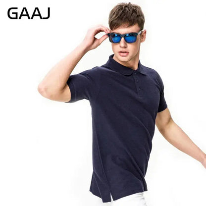 100 Cotton Polo Shirt Men,Light luxury Brand PoloShirt,Summer Short Sleeve Tee Shirt Fashion Tops Quality Clothes Golf Wear by All Mart Bristol Ltd