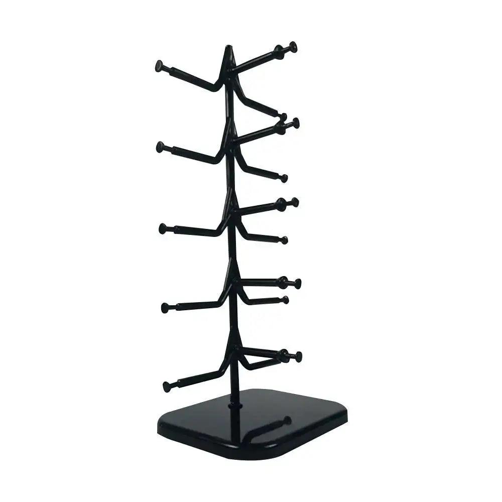 5/10 Pairs Glasses Display Stand Sunglasses Rack Shelf Eyewear Eyeglasses Frame Organizer Show Holder Tray 5 Layer Space Saving by All Mart Bristol Ltd
