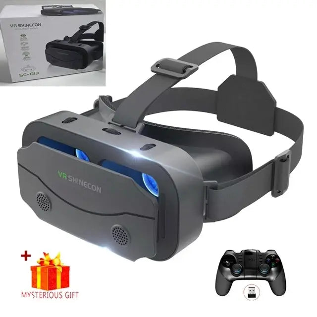 VR Glasses Virtual Reality Headset Viar Devices Helmet 3D Lenses Smart Goggles For Smartphones Phone Mobile Gogle Game Accessory by All Mart Bristol Ltd