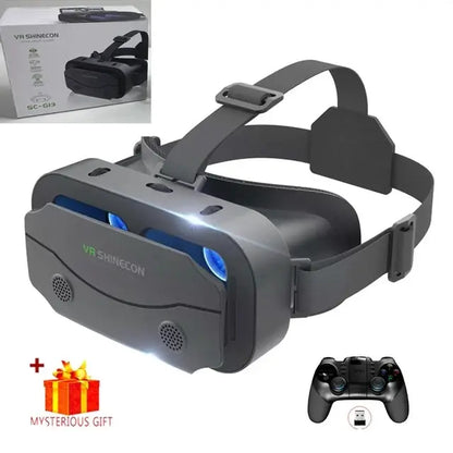 VR Glasses Virtual Reality Headset Viar Devices Helmet 3D Lenses Smart Goggles For Smartphones Phone Mobile Gogle Game Accessory by All Mart Bristol Ltd